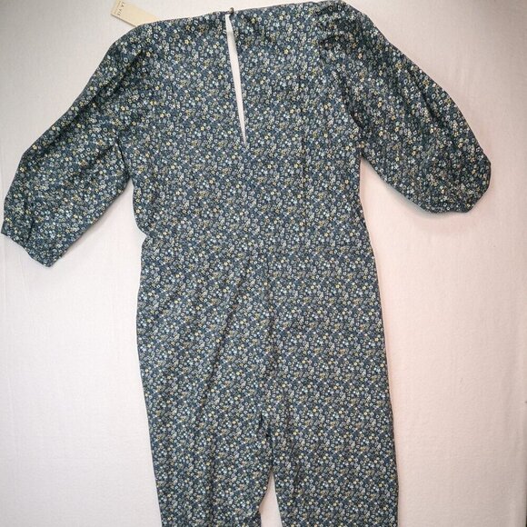 La Vie by Rebecca Taylor Chinon Floral Jumpsuit in Midnight Navy Size Large Rebe - Picture 10 of 16